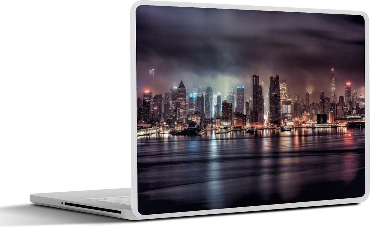 Afbeelding van product SleevesAndCases  Laptop sticker - 10.1 inch - New York - Amerika - Skyline