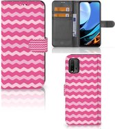 Hoesje ontwerpen Xiaomi Redmi 9T | Poco M3 GSM Hoesje ontwerpen Waves Pink