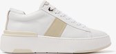 VIA VAI Jessy Stripe Sneakers - Leer - Wit - Maat 42