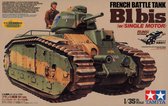 1:35 Tamiya 30058 WWII French Tank B1 bis (motor) Plastic Modelbouwpakket