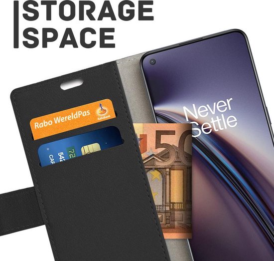 OnePlus Nord CE 5G hoesje - Book Wallet Case - Zwart - Knaldeals.com |  bol.com