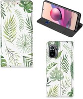 Smartphone Hoesje Xiaomi Redmi Note 10S | 10 4G | Poco M5s Wallet Book Case Bladeren