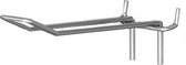 Tego haak dubbel gesloten L30cm steek 45 diam 4mm