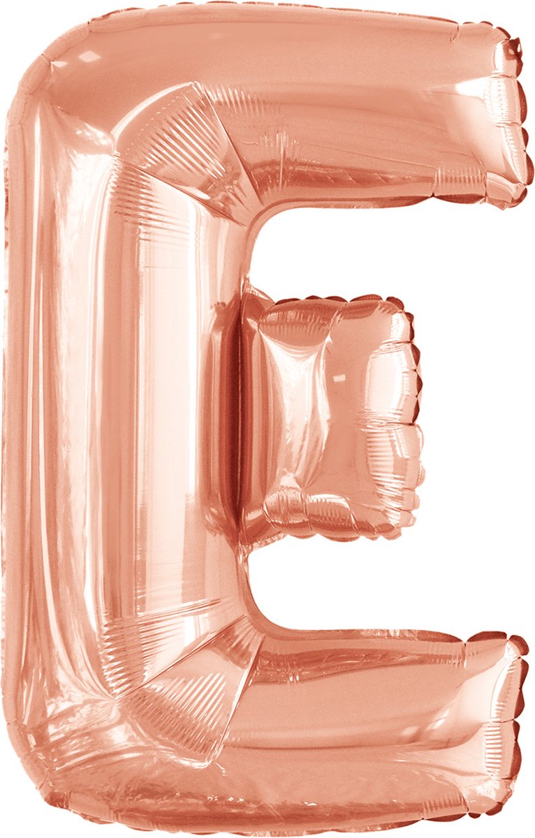 Amscan Folieballon Letter E 114 X 68 Cm Roségoud
