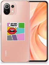 Telefoon Hoesje Xiaomi 11 Lite NE 5G | Xiaomi Mi 11 Lite Silicone Back Case Popart Princess