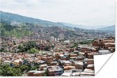 Poster Het bergachtige landschap van Medellín in Colombia - 120x80 cm