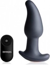 Rimmers - Gyro-M Vibrerende Rimming Prostaat Plug Met Afstandsbediening - Dildo - Vibrator - Penis - Penispomp - Extender - Buttplug - Sexy - Tril ei - Erotische - Man - Vrouw - Pe