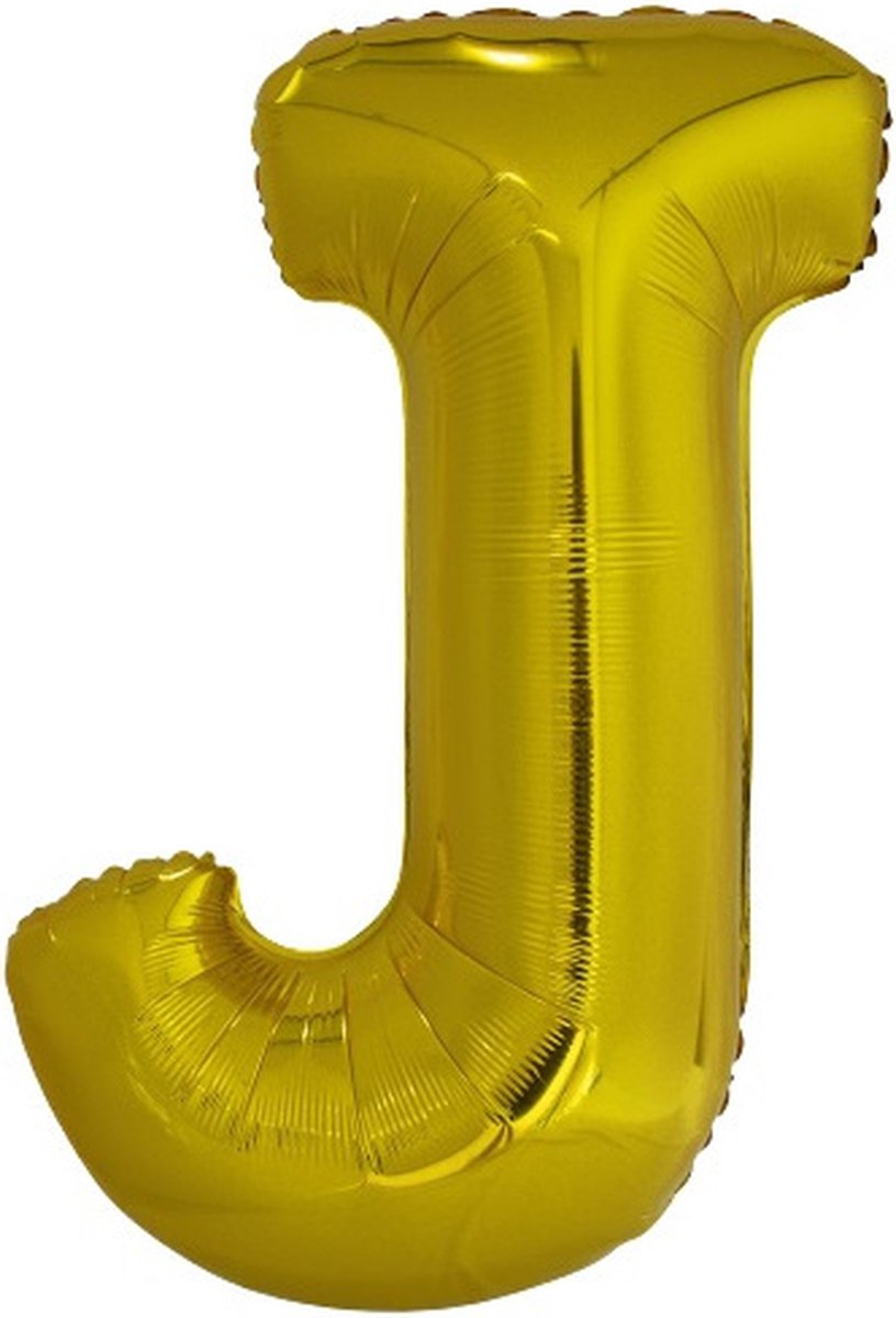 Amscan Letterballon J Folie 86 Cm Goud