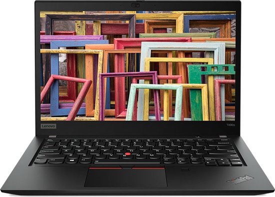 Lenovo ThinkPad T490s Intel® Core™ i5 i5-8265U Laptop 35,6 cm (14") Full HD 8 GB DDR4-SDRAM 256 GB SSD Wi-Fi 5 (802.11ac) Windows 10 Pro Zwart - Lenovo - Hoofdafbeelding