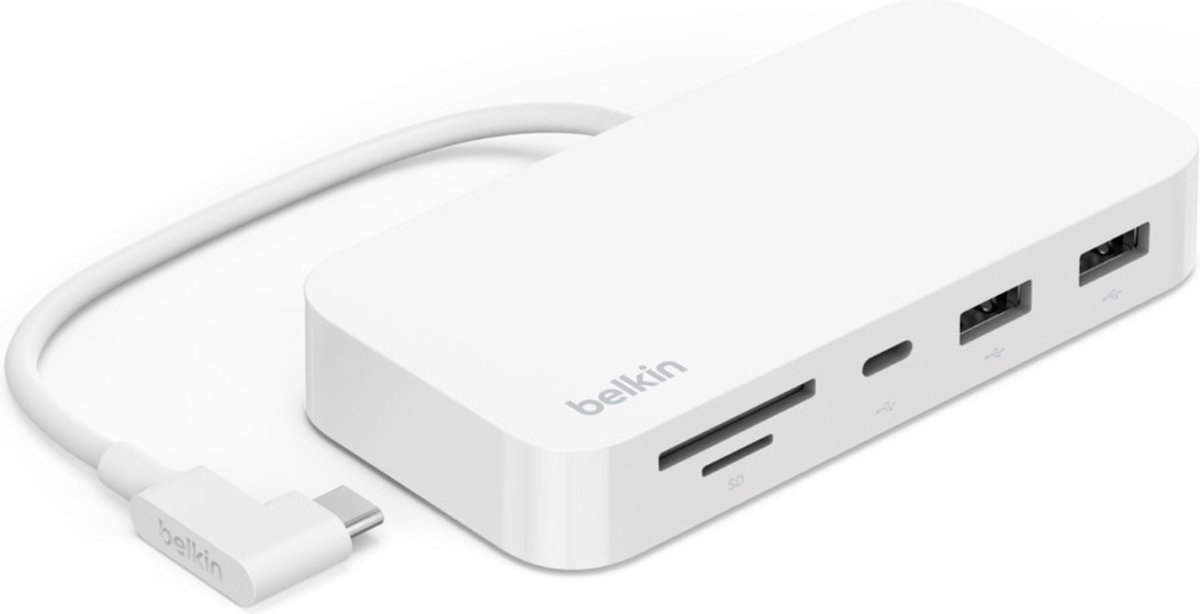 Meerpoorts 6-in-1 USB-C®-hub met houder