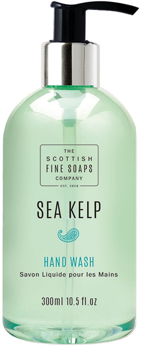 Scottish Fine Soaps Sea Kelp Hand Wash 300ml Pump Bottle - Made in Scotland