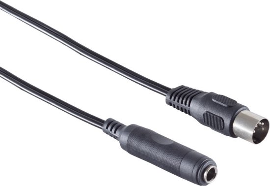 OpenII MIDI-splitterkabel, MIDI 5-polige DIN-stekker naar 2-DIN