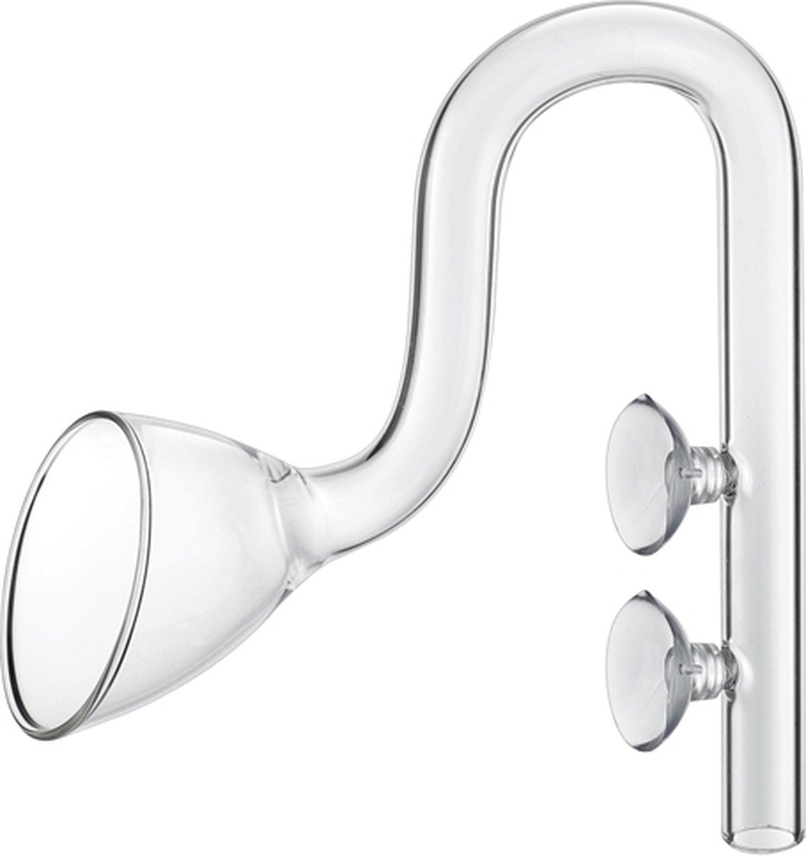 HS Aqua glazen Lily pipe uitstroom - 16/22 mm aansluiting