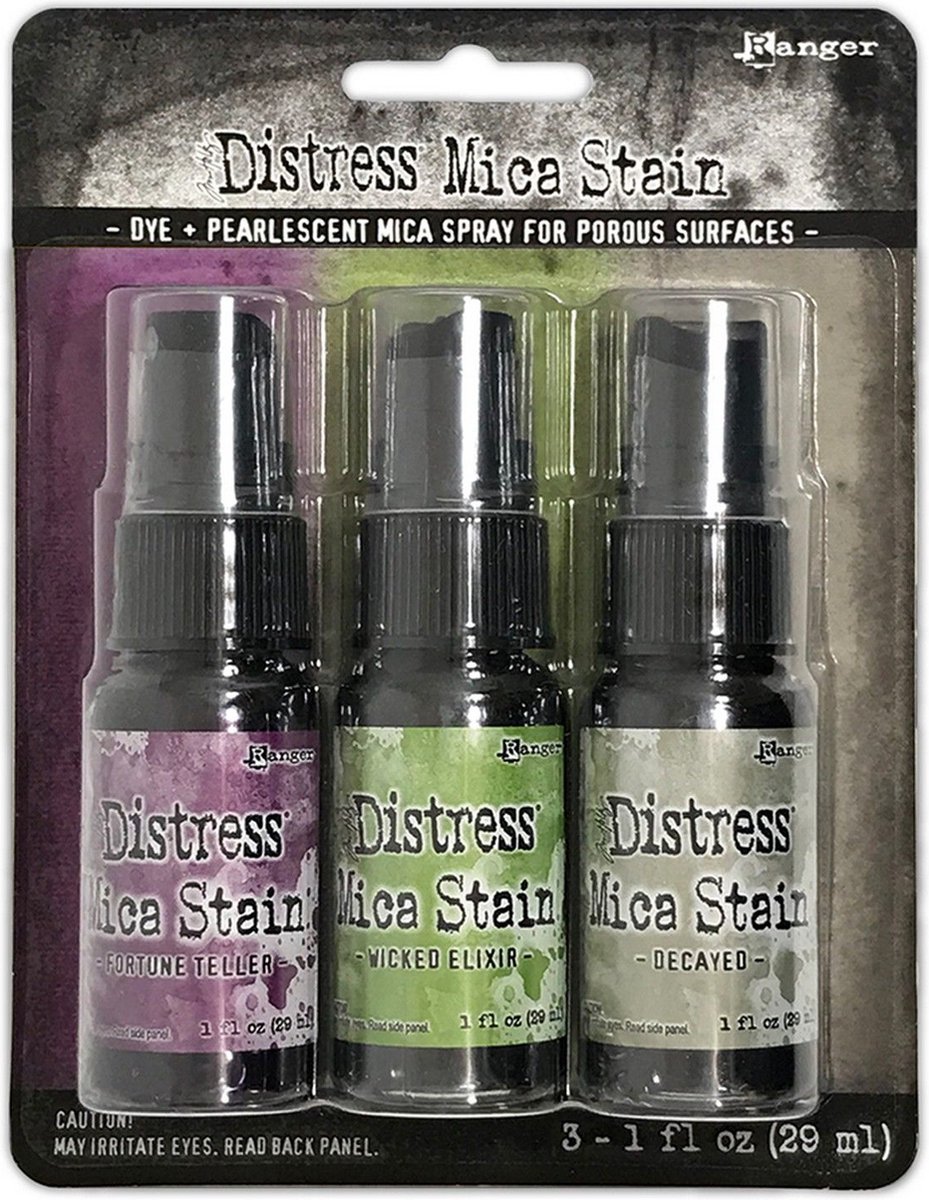 Ranger Distress Mica Stains Halloween Set 4