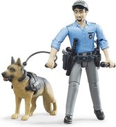 Politieagent met hond van Bruder