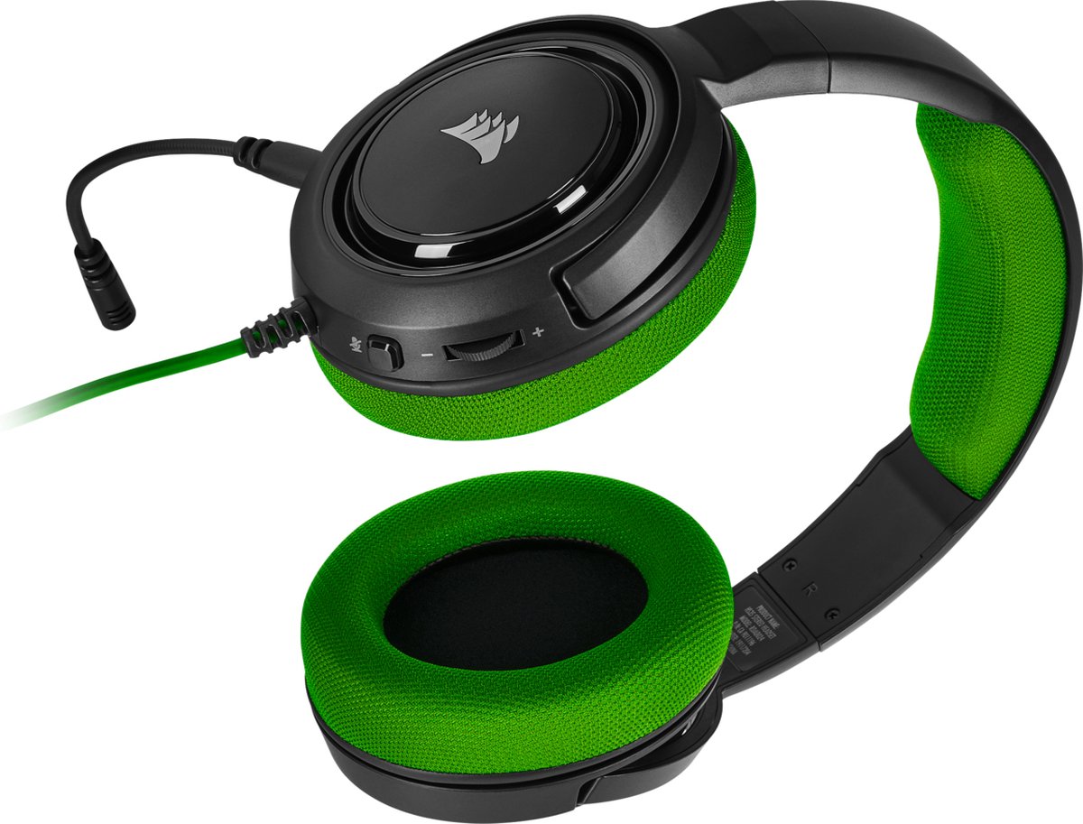 Corsair HS35 Gaming Headset - Groen - PS5 & Switch & Mobiel
