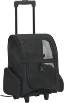 Poussette pliable pour chien vidaXL - Chariot pour animaux de compagnie - Noir - Transport pour animaux - Sac de transport pour chien - Bac à litière - Petits Animaux domestiques