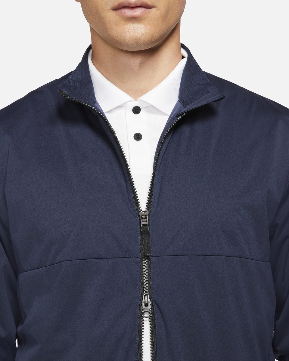 Nike Men Storm Fit Victory Full Zip Jacket - Golfjack Voor Heren - Waterdicht - Navy - XL