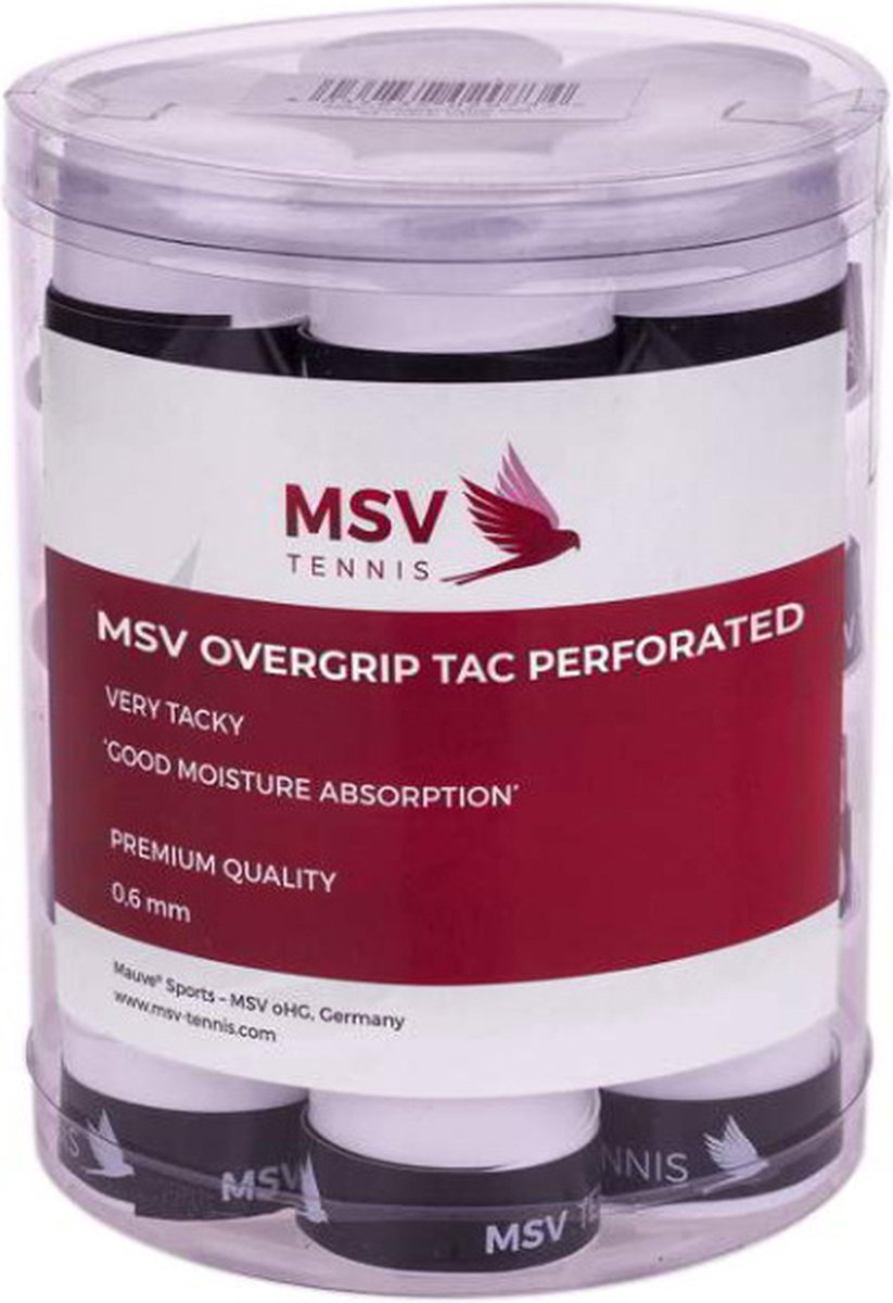 MSV Overgrip Tac Perforated 24st/can wit