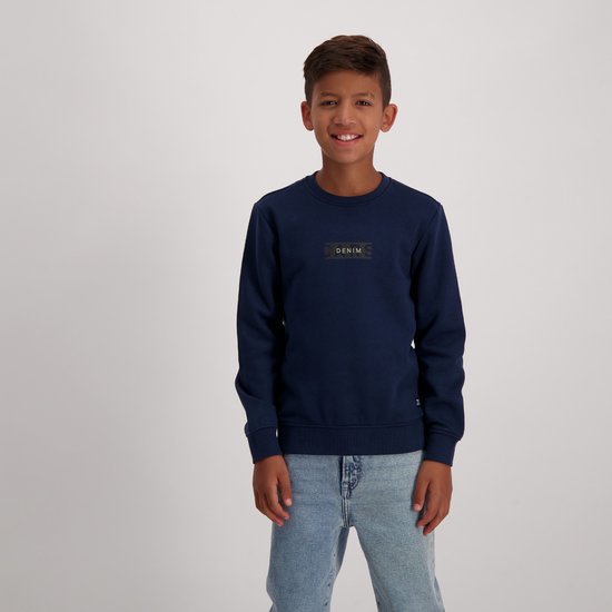 Cars Jeans Sweater Rounder Jr. - Heren - Navy - (maat: 92) | bol.com
