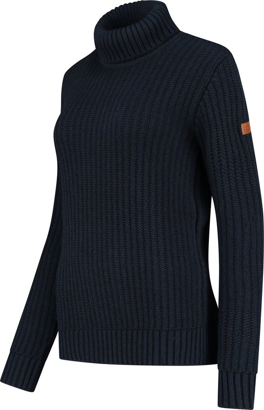 BOSS Bjarno regular fit trui wol, heren trui middeldik O-hals, zwart