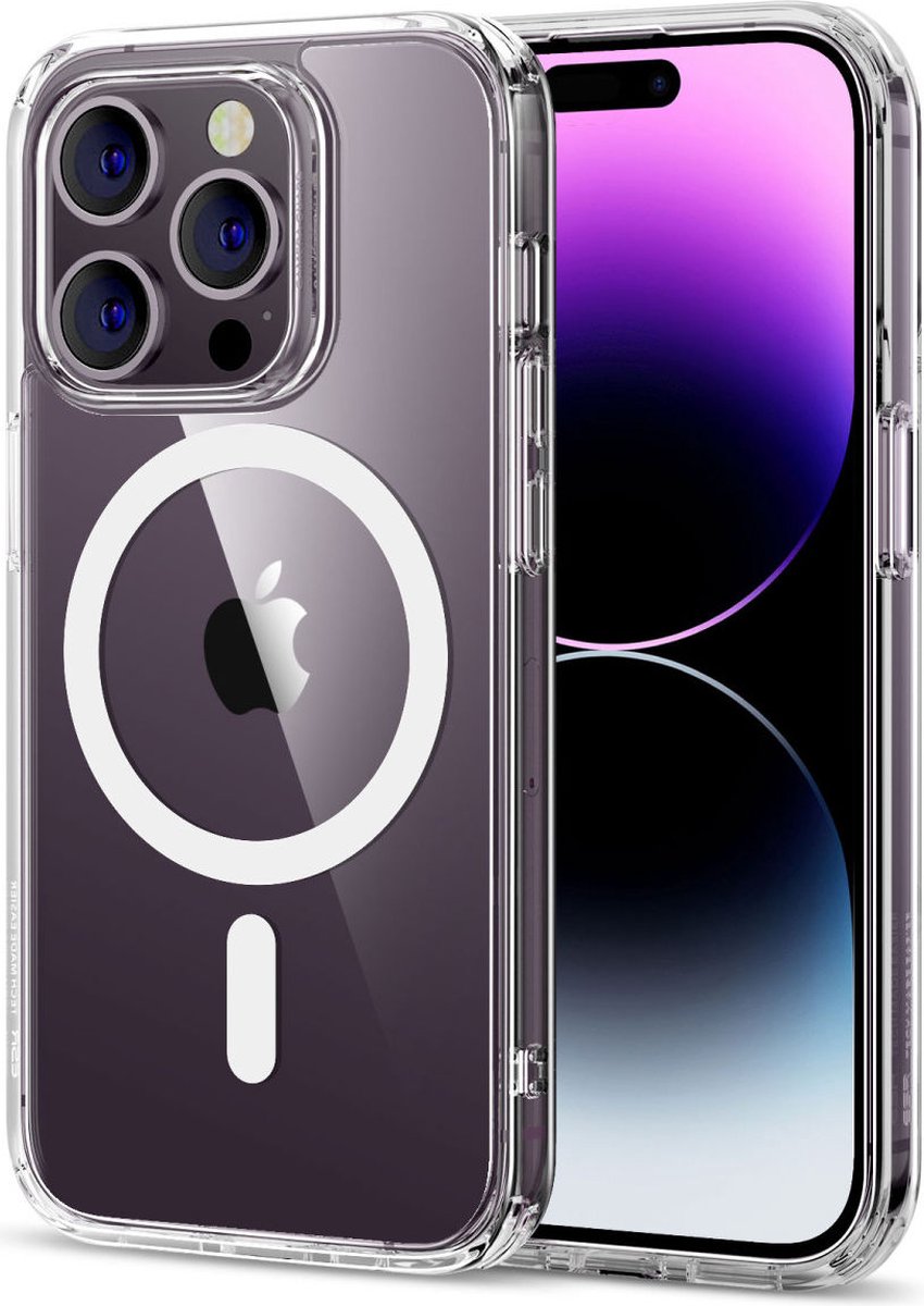 ESR Classic Hybrid iPhone 14 Pro Max Hoesje MagSafe Transparant