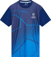 Champions League Voetbalshirt Fade - Maat L - Sportshirt Volwassenen - Navy