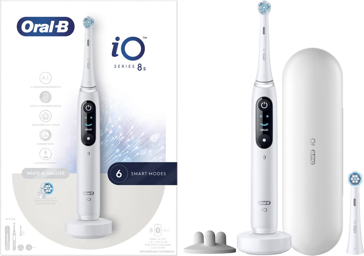Oral-B iO Series 8s Elektrische Tandenborstel met Kleurendisplay - afbeelding 2