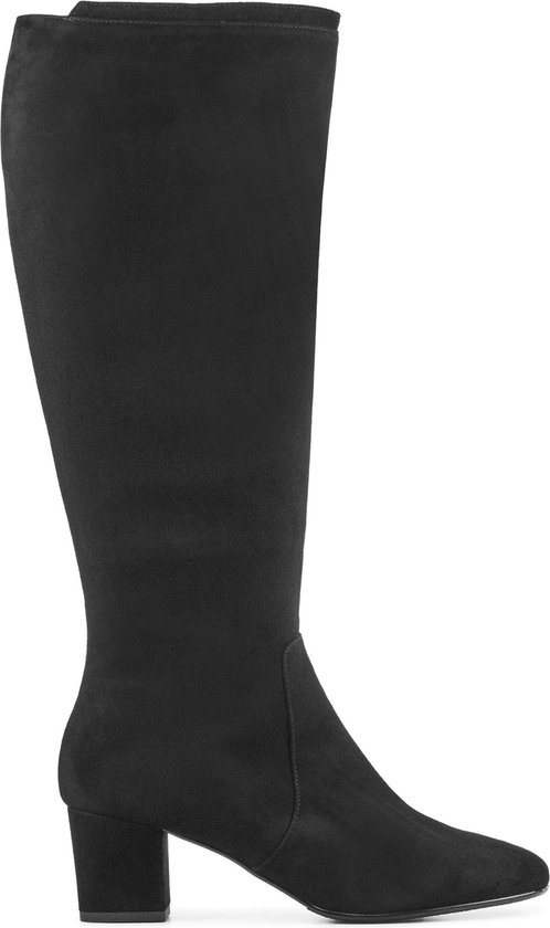 Nalini Klassieke laarzen Dames / Laarzen / Damesschoenen - Suède - 2056 XL  - Zwart - | bol.com