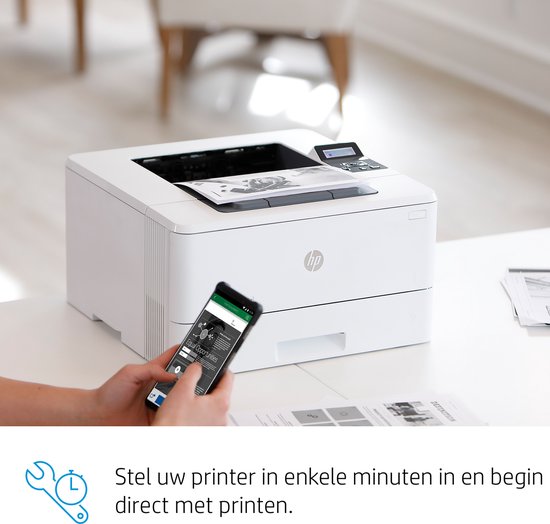 HP LaserJet Pro M404dw Printer ZwartWit bol