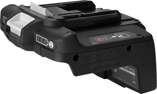 Makita BCV03 Accu Adapter 36V voor 2x 18V LXT Lithium-ion accu’s, accu-indicator, 197214-1