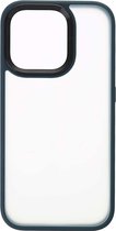 Shop4 - iPhone 14 Pro Hoesje - Luxe Bumper Back Case Groen