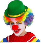 Widmann - Clown & Nar Kostuum - Bolhoed Lucky Kind Groen - groen - Carnavalskleding - Verkleedkleding