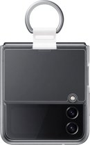 Origineel Samsung Galaxy Z Flip 4 Hoesje Clear Cover met Ring Transparant