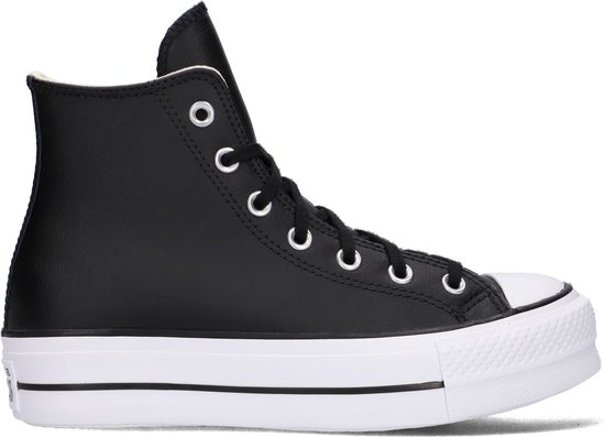 Converse Chuck Taylor All Star Lift Hi Hoge sneakers - Leren Sneaker -  Dames - Zwart - | bol.com