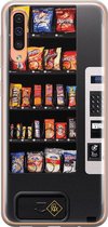 Casimoda® hoesje - Geschikt voor Samsung A50/A30s - Snoepautomaat - Backcover - Siliconen/TPU - Zwart