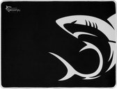 White Shark Shark L Gaming Muismat Antislip – 400  x 300 mm – Zwart/Wit