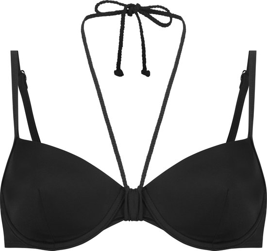 Hunkemöller Luxe Dames Bikinitopje - Zwart - Maat F85