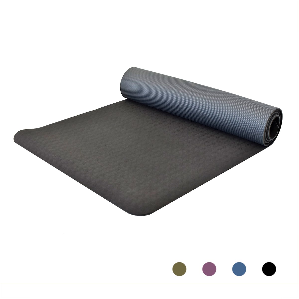 Love Yoga Mat - Extra Thick - Black - 6mm - Love Generation - Yogashop