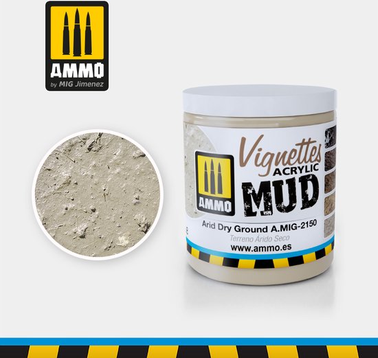 AMMO MIG 2150 Arid Dry Ground - Vignettes Acrylique - Pot Effets 100ml