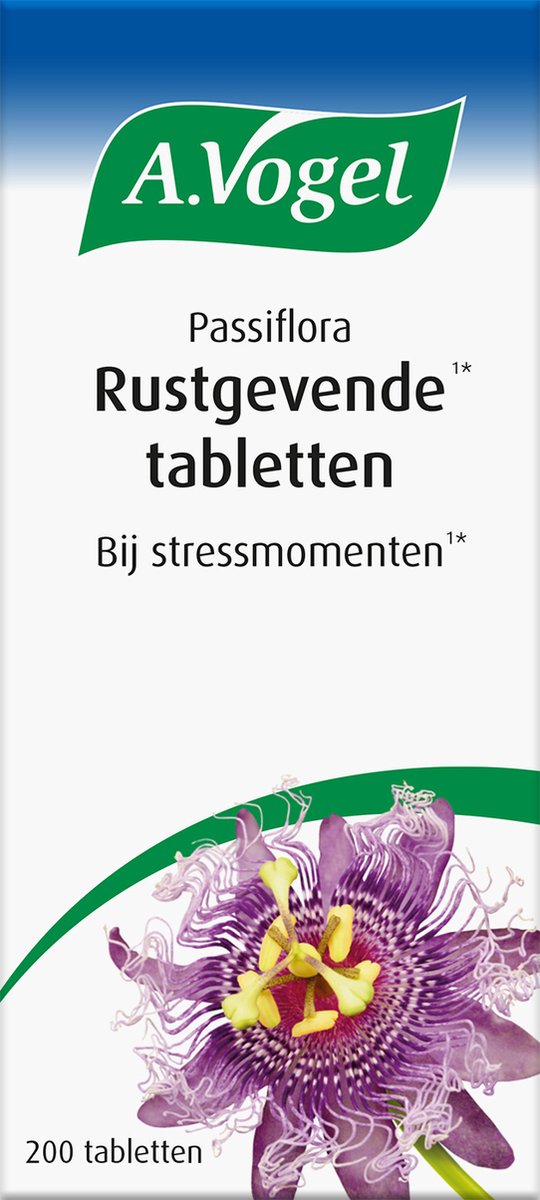 Goedkoopste A.Vogel Passiflora Rustgevende tabletten - Bij stressmomenten - 200 st