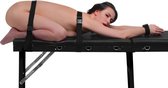 Master Series - Bondage Massage Bed Met Boeien - Bondage - Speeltjes - Pinwheel - BDSM - SM - Meesteres - Sado - Dildo - Vibrator - Penis - Buttplug - Sexy - Erotische - Man - Dames