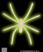 WIDMANN - 42 fosforscerende spinnen - Decoratie > Tafeldecoratie beeldjes