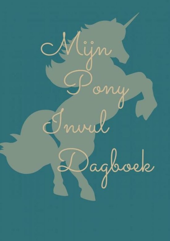 Mijn pony invul dagboek groen - cover