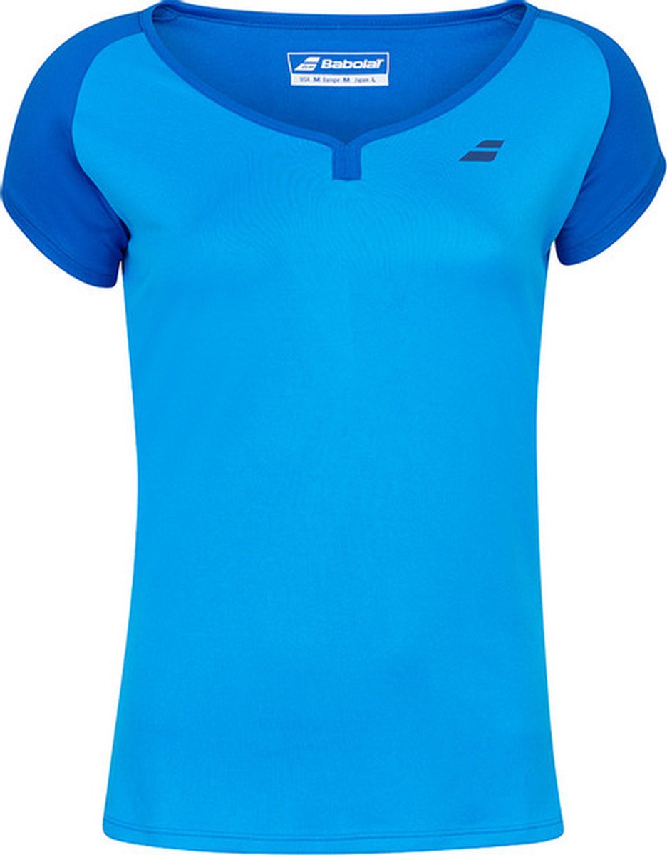 Babolat Play Cap Sleeve Top - sportshirts - Blue - Vrouwen