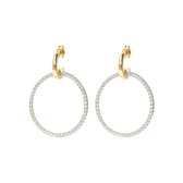 Dangle earrings with Open Heart Elements WSBZ01264YY