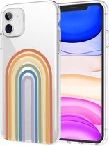 iMoshion Design voor de iPhone 11 hoesje - Rainbow