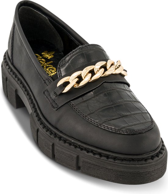 Mocassini Rieker M3861 Donna - Beige, Ecopelle, Suola Morbida In PU, Comodissimi - Foto 5