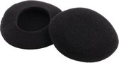 Coussinets d'oreille pour casque - universels - 60 mm - 10 pièces / noir