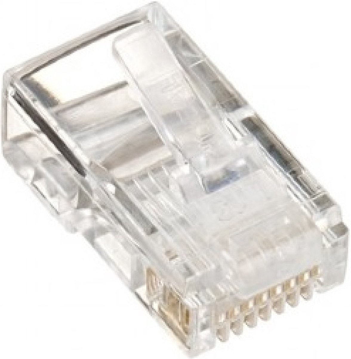 RJ45 krimp connectoren (UTP) voor CAT5/5e netwerkkabel (vast) - 100 stuks
